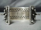 Phenomenal San Felipe Native American 8 Turquoise Sterling Silver Bracelet-Nativo Arts
