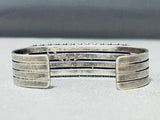 One Of The Best Important Dishta Turquoise Vintage Native American Zuni Sterling Silver Bracelet-Nativo Arts