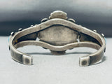 Noteworthy Vintage Native American Navajo Old Kingman Turquoise Sterling Silver Bracelet-Nativo Arts