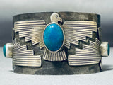 Jake Froncosa Dynamic San Felipe Kingman Turquoise Sterling Silver Bracelet-Nativo Arts