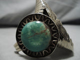 Best Vintage Native American Navajo Kachina Cerrillos Turquoise Sterling Silver Bracelet-Nativo Arts