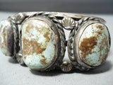Quality Vintage Native American Navajo Royston Turquoise Sterling Silver Bracelet Old-Nativo Arts