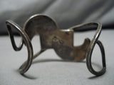 Important Vintage Native American Navajo Charles Loloma Apprentice Sterling Silver Bracelet-Nativo Arts