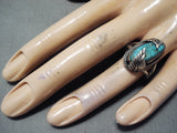 Kay Rogers Navajo Turquoise Sterling Silver Ring Native American-Nativo Arts