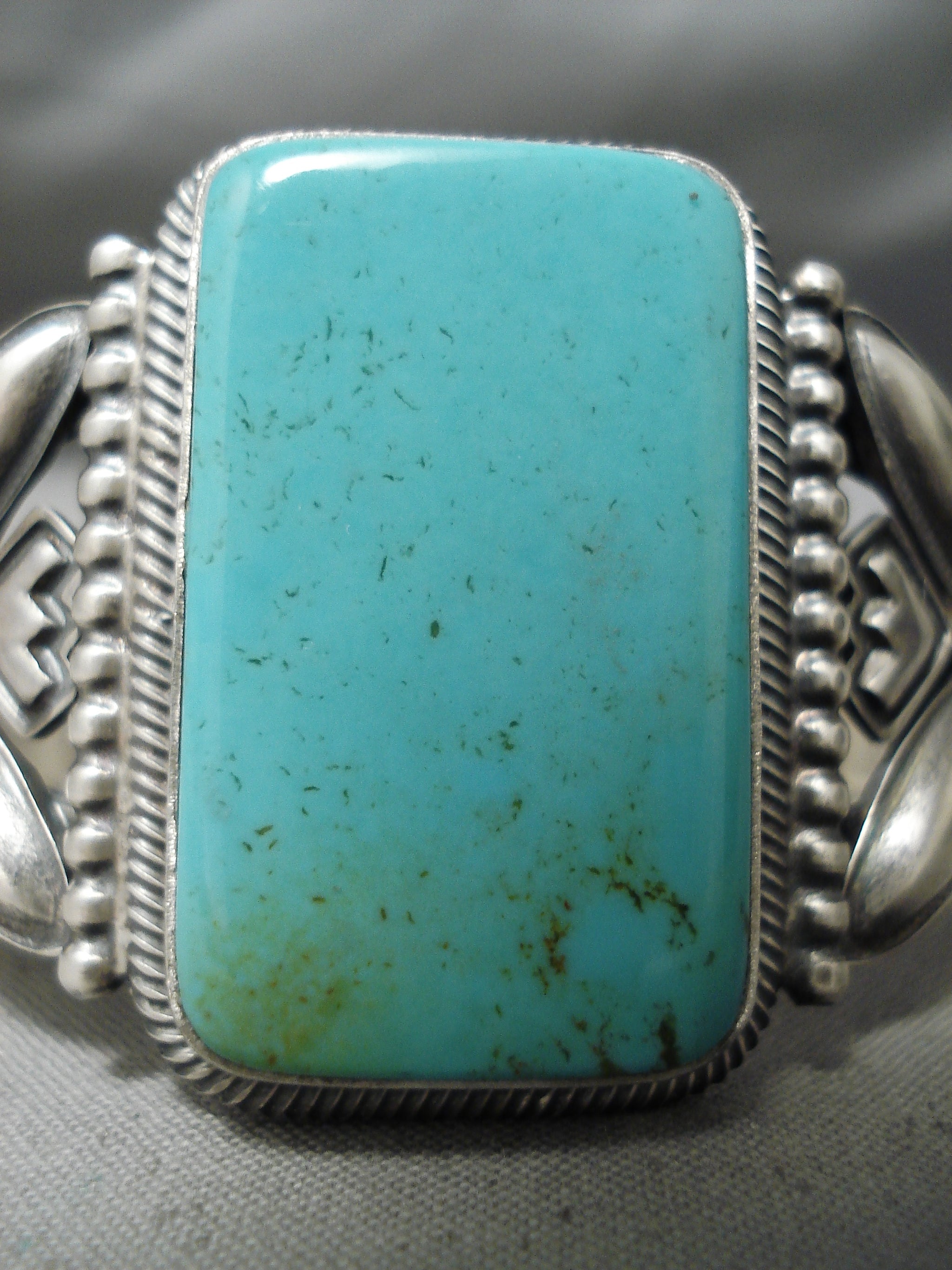 Important Vintage Native American Navajo Stanley Parker Turquoise