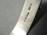 Important Darrell Cadman Vintage Native American Navajo Sterling Silver Bracelet-Nativo Arts