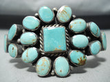 Beautiful Vintage Native American Navajo Royston Turquoise Sterling Silver Bracelet-Nativo Arts