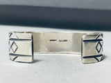 Very Important Orvil Jack Turquoise Vintage Native American Navajo Sterling Silver Bracelet-Nativo Arts