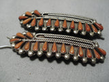 Incredible Vintage Zuni Native American Vivian Tsethlakai Hair Barrettes Clip-Nativo Arts