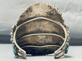 One Of The Best Ever Vintage Native American Navajo Turquoise Sterling Silver Bracelet-Nativo Arts