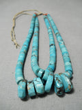 One Of The Best Vintage Native American Navajo Turquoise Jacla Pendant Old-Nativo Arts