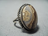 Fantastic Vintage Navajo Native American Jasper Sterling Silver Ring-Nativo Arts
