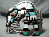 Museum One Of Finest Vintage Native American Zuni Turquoise Sterling Silver Bracelet-Nativo Arts