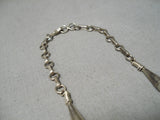 Intricate Vintage Native American Navajo Spider Turquoise Sterling Silver Sugulite Necklace Old-Nativo Arts