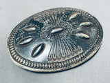 Astounding Vintage Native American Navajo Sterling Silver Belt Buckle-Nativo Arts
