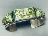 The Best Vintage Native American Navajo Al Jake Damale Turquoise Sterling Silver Bracelet-Nativo Arts