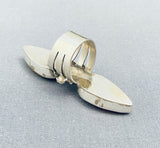 Jake Francosa San Felipe Bumble Bee Jasper Sterling Silver Ring-Nativo Arts