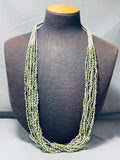 One Of The Best Vintage Native American Navajo Royston Turquoise Sterling Silver Necklace-Nativo Arts