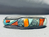 Important Yellowhorse Vintage Native American Navajo Turquoise Sterling Silver Bracelet-Nativo Arts