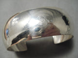 Exceptional Vintage Navajo Sterling Silver Bracelet Old Native American-Nativo Arts