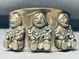 Incredibly Detailed Vintage Southwestern Sterling Silver Bracelet-Nativo Arts