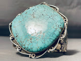 Best Vintage Native American Navajo Ben Begaye Spiderweb Turquoise Sterling Silver Bracelet-Nativo Arts