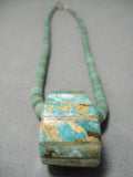Native American Unbelievable Vintage Santo Domingo Royston Turquoise Necklace Old-Nativo Arts