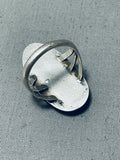 Beautiful Vintage Native American Navajo 8 Turquoise Sterling Silver Ring-Nativo Arts