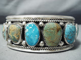 Native American One Of The Most Unique Ever Tommy Moore Turquoise Sterling Silver Bracelet-Nativo Arts