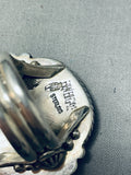 Big Important Vintage Native American Navajo Ben Begaye (d.) Turquoise Sterling Silver Ring-Nativo Arts