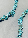 Single Or Double Strand Vintage Native American Navajo Chunky Turquoise Necklace Old-Nativo Arts