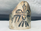 One Of The Most Unique Ever Vintage Native American Hopi Sterling Silver Bracelet-Nativo Arts