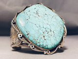 Best Vintage Native American Navajo Ben Begaye Spiderweb Turquoise Sterling Silver Bracelet-Nativo Arts