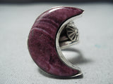 Dynamic Navajo Purple Spiny Oyster Sterling Silver Ring Native American-Nativo Arts