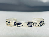 Wonderful Vintage Native American Hopi Sterling Silver Bracelet-Nativo Arts