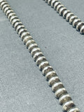 Perfect Vintage Native American Navajo Sterling Silver Necklace-Nativo Arts