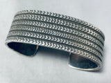 Late 1800's Early 1900's Vintage Navajo Sterling Silver Bracelet-Nativo Arts