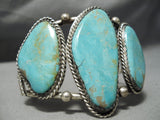 One Of The Best Vintage Native American Navajo Royston Turquoise Sterling Silver Bracelet-Nativo Arts