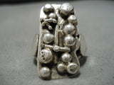 Amazing Vintage Navajo Tawny Cruz Sterling Silver Native American Ring-Nativo Arts