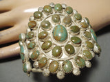 One Of Best Biggest Vintage Native American Navajo Royston Turquoise Sterling Silver Bracelet-Nativo Arts