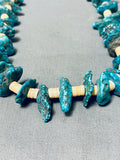 Native American Marvelous Vintage Santo Domingo Turquoise Shell Heishi Necklace-Nativo Arts