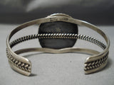 Superior Vintage Native American Navajo Royston Boulder Turquoise Sterling Silver Bracelet-Nativo Arts