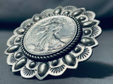Amazing Massive Coin San Felipe Sterling Silver Coin Ring-Nativo Arts