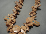 Incredible Vintage Navajo Pipestone Native American Turquoise Necklace-Nativo Arts