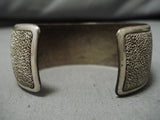Important Vintage Hopi Art Batala Sterling Silver Native American Bracelet-Nativo Arts