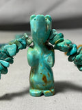 Astounding Vintage Native American Zuni Turquoise Pipestone Amber Fetish Necklace-Nativo Arts
