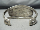 Prime Vintage Native American Navajo Rare Turquoise Sterling Silver Bracelet-Nativo Arts