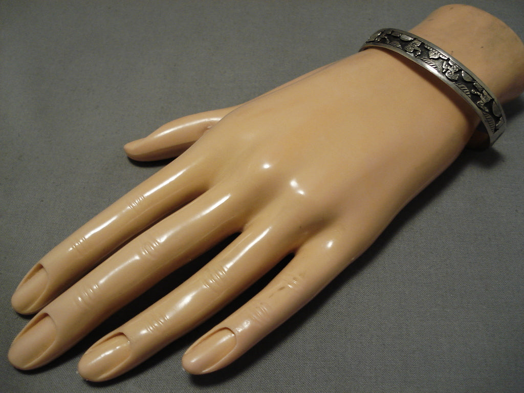 Vintage Native American Navajo Richard S Begay Sterling Silver