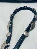 Animal Sturdy Sterling Silver Vintage Native American Navajo Concho Belt Old-Nativo Arts