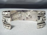 Unforgettable Vintage Native American Navajo Turquoise Sterling Silver Bracelet-Nativo Arts